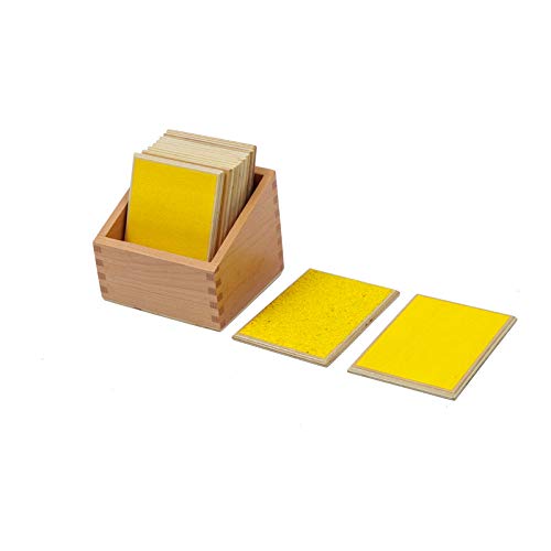 Adena Montessori Touch Tablets - Inspire Sensorial Education and Texture Recognition Sensory Learning and Fine Motor Skills