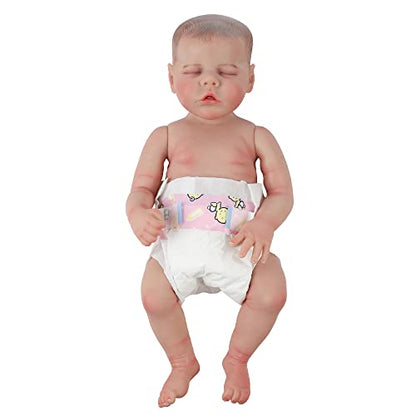CHAREX Baby Doll Diapers Pack - 10 Pieces Newborn Dolls Diapers Refill, Doll Accessories for 18-24 Inch Reborn Dolls
