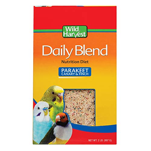 Wild Harvest Daily Blend for Parakeet, Canary, Finch & Small Birds 2lb