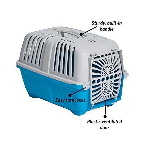 MidWest Homes for Pets Spree Travel Pet Carrier | Hard-Sided Pet Kennel Ideal for Toy Dog Breeds, Small Cats & Small Animals | Dog Carrier Measures 19.1L x 12.5 W x 13H - Inches