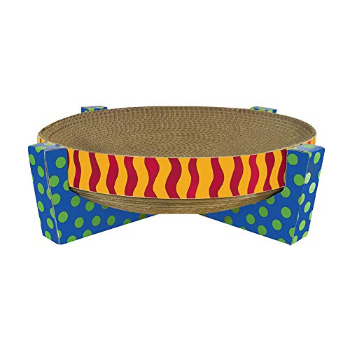 Catstages Scratch, Snuggle & Rest Corrugated Cat Scratcher With Catnip (packaging may vary)