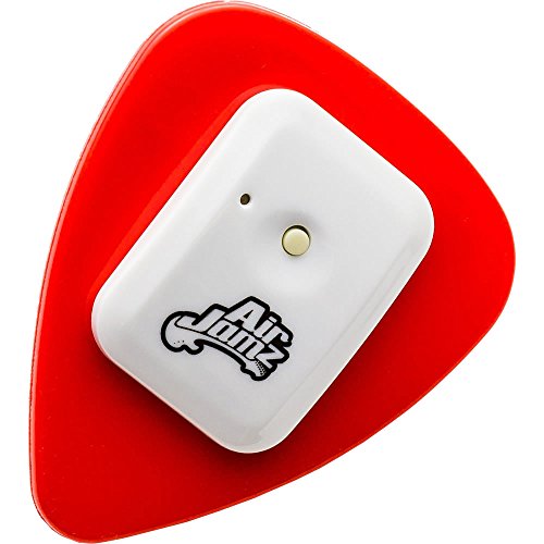 AirJamz App-Enabled Bluetooth Music Toy, Electric Air Guitar and more for your iOS Mobile Phone or Tablet, Red, Powered by Zivix
