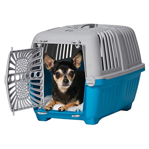 MidWest Homes for Pets Spree Travel Pet Carrier | Hard-Sided Pet Kennel Ideal for Toy Dog Breeds, Small Cats & Small Animals | Dog Carrier Measures 19.1L x 12.5 W x 13H - Inches