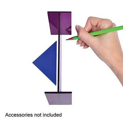 edx education GeoMirror - Create Expert Drawings With This Easy Tracing Gadget - Mira-Style Geometry Tool - Trace Images and Shapes - Observe Reflections, Symmetry and Congruence