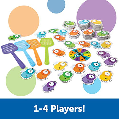 Learning Resources Mathswatters Addition & Subtraction Game - 99 Pieces for Age 5+ Kids, Educational Games, Preschool Math, Kindergartner Learning Games Gifts for Boys and Girls