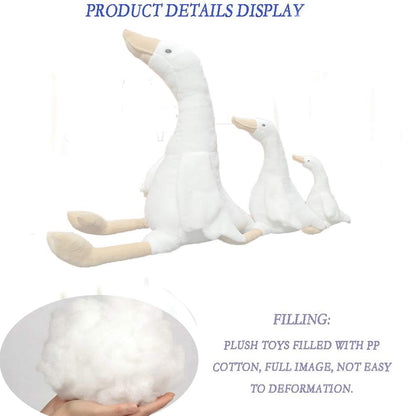 CHELEI2019 15.7" Swan Stuffed Animal,Goose Plush White Stuffed Animal Toy Gifts for Kids