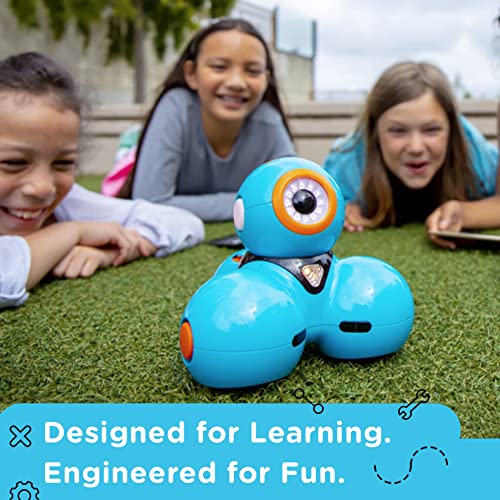 Wonder Workshop Dash – Coding Robot for Kids 6+ – Voice Activated – Navigates Objects – 5 Free Programming STEM Apps – Creating Confident Digital Citizens , Blue