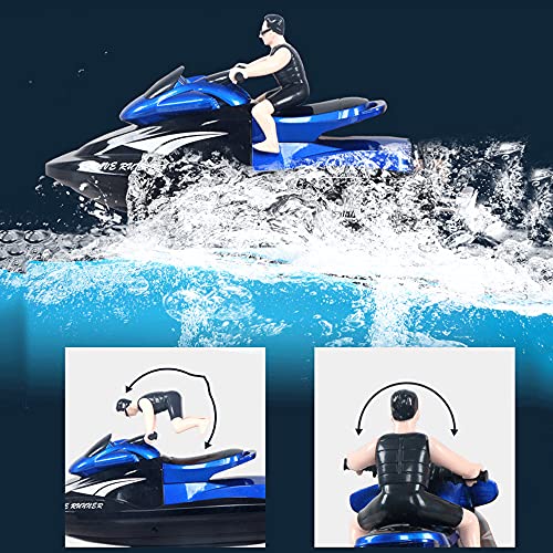 CHENBAI Water Remote Control Motorboat, High-Speed Remote Control Boat Toy, Children's Electric Charging Boy Simulation Small Toy,Speed Motorboat Toys Gift for Boys, Girls, Beginners Adults,Halloween
