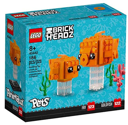 Lego BrickHeadz Pets Dogs, Cats, Fish, Birds or Hamsters (Choose Pet) (Goldfish 40442)