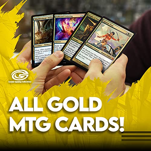 Magic The Gathering Packs - Gold/Colorless Rares Booster Pack - 15 Gold Rare MTG Cards - Legends, Commanders - High-Value Cards to Power Up Your Magic The Gathering Commander Decks - No Duplicates