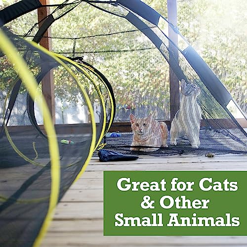 Outback Jack Outdoor Cat Enclosures for Indoor Cats [Portable Cat Tent, Cat Tunnel, and Playhouse] (Play Tents for Cats and Small Animals)