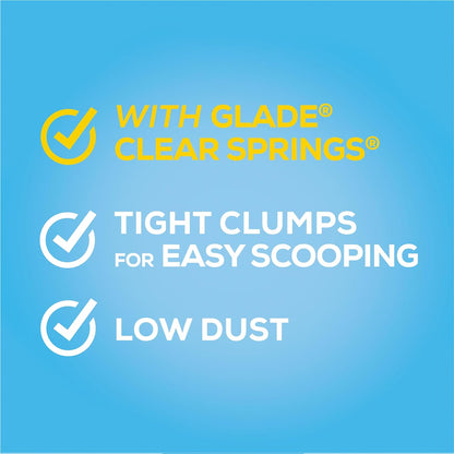 Purina Tidy Cats Clumping Multi Cat Litter, Glade Clear Springs - 38 lb. Box