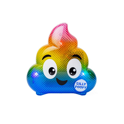 WHAT DO YOU MEME? Silly Poopy's Hide & Seek - The Talking, Singing Rainbow Poop Toy - Interactive Toys for 3 Year Olds