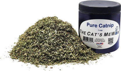 The Cat's MeWow 100% Pure Catnip - All Natural, Non-Addictive Treat for Cats & Kittens