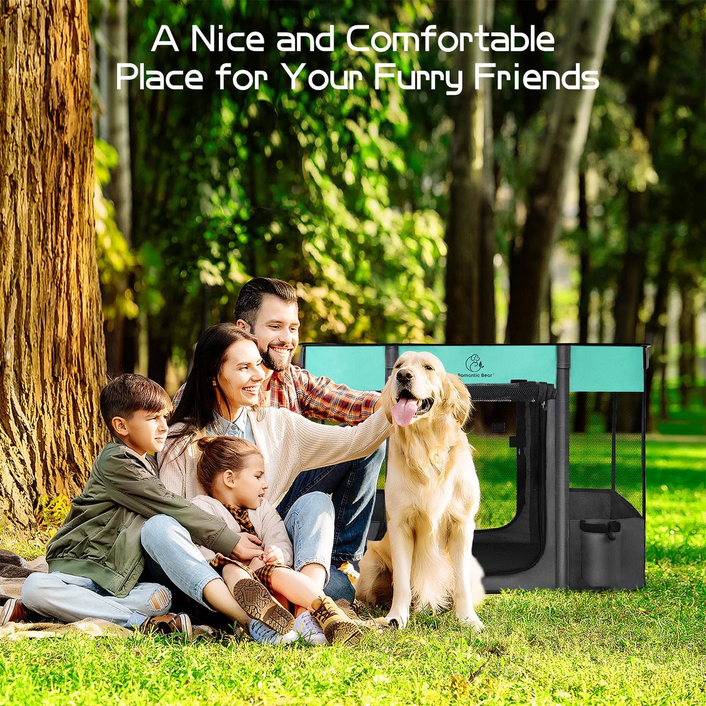 Dog Playpen,Pet Playpen, Foldable Dog Cat Playpens,Portable Exercise Kennel Tent Crate, Water-Resistant Breathable Shade Cover, Indoor Outdoor Travel Camping Use for Small Animals + Free Carrying Case